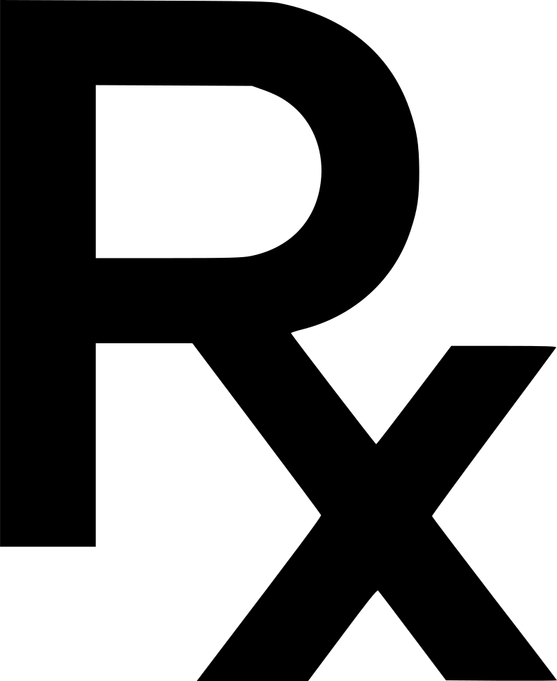 Rx Png - Rx Icon Clipart (802x980), Png Download
