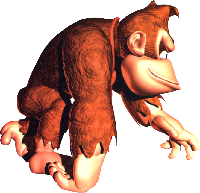 Donkey Kong Model Clipart (668x645), Png Download