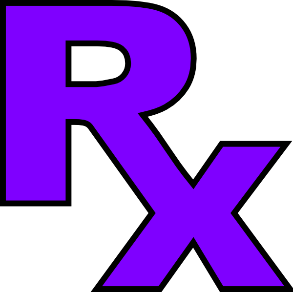 Small - Rx Clipart - Png Download (600x598), Png Download