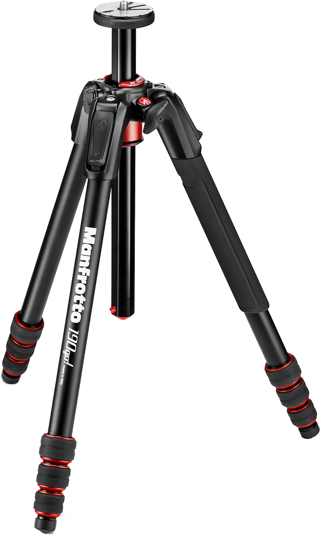 Mt190goa4tb 190 Go Tripod - Camera Tripod Clipart (1072x1800), Png Download