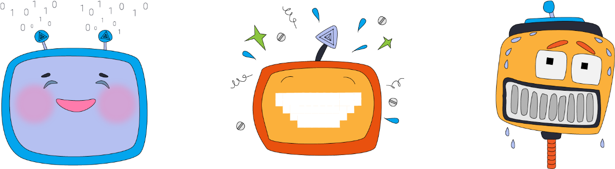 Robonomics Telegram Stickers Clipart (1304x360), Png Download