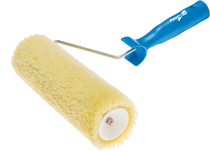 Felpón Amarillo - Paint Roller Clipart (827x583), Png Download