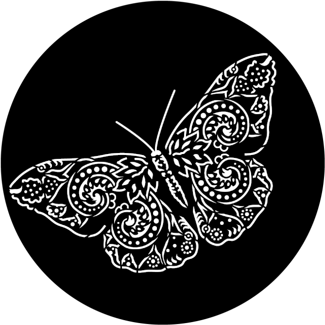 Apollo Design 9056 Paisley Wings Steel Pattern - Brush-footed Butterfly Clipart (800x800), Png Download