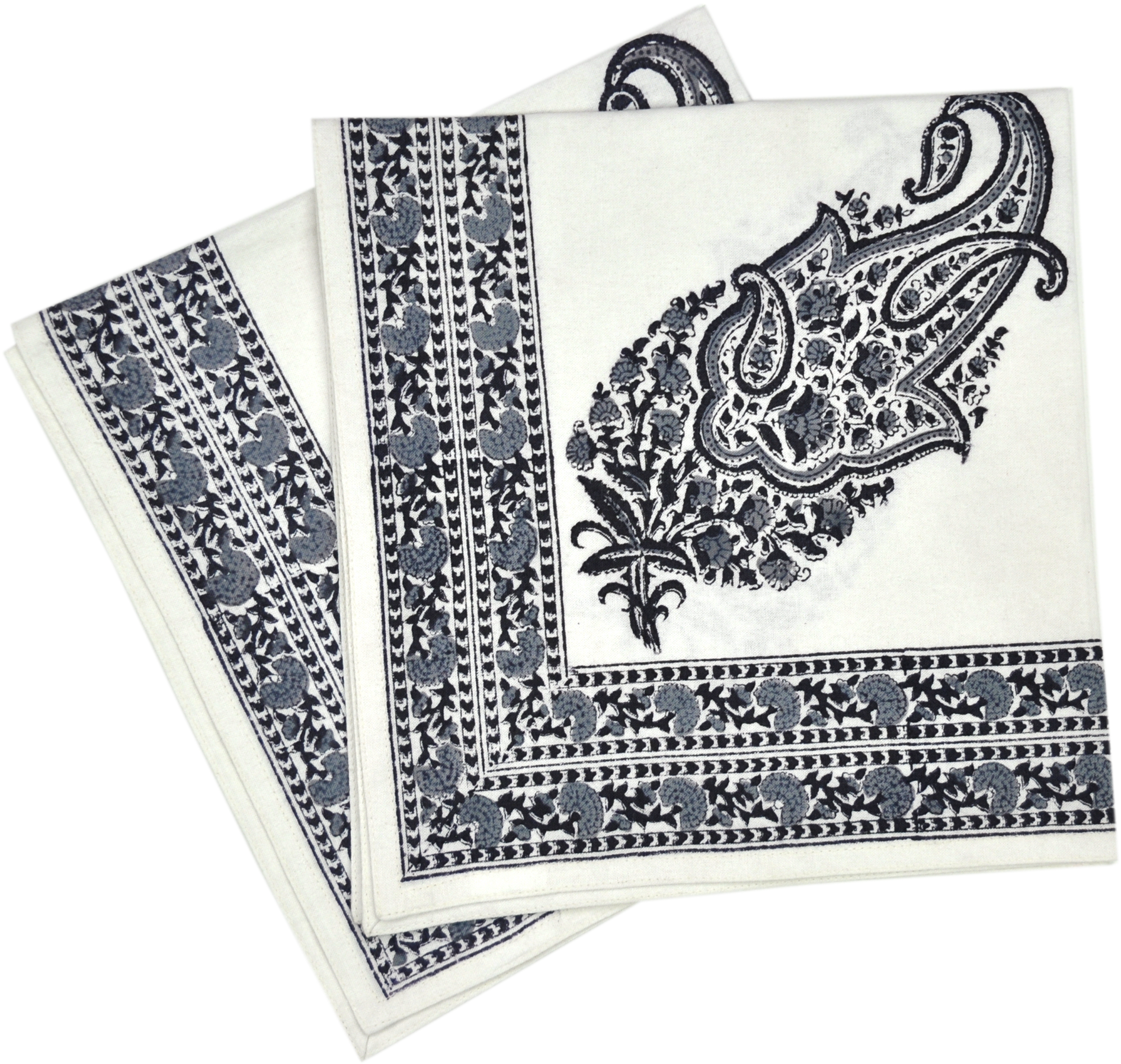 Napkin Paisley Black - Paisley Clipart (2000x2000), Png Download