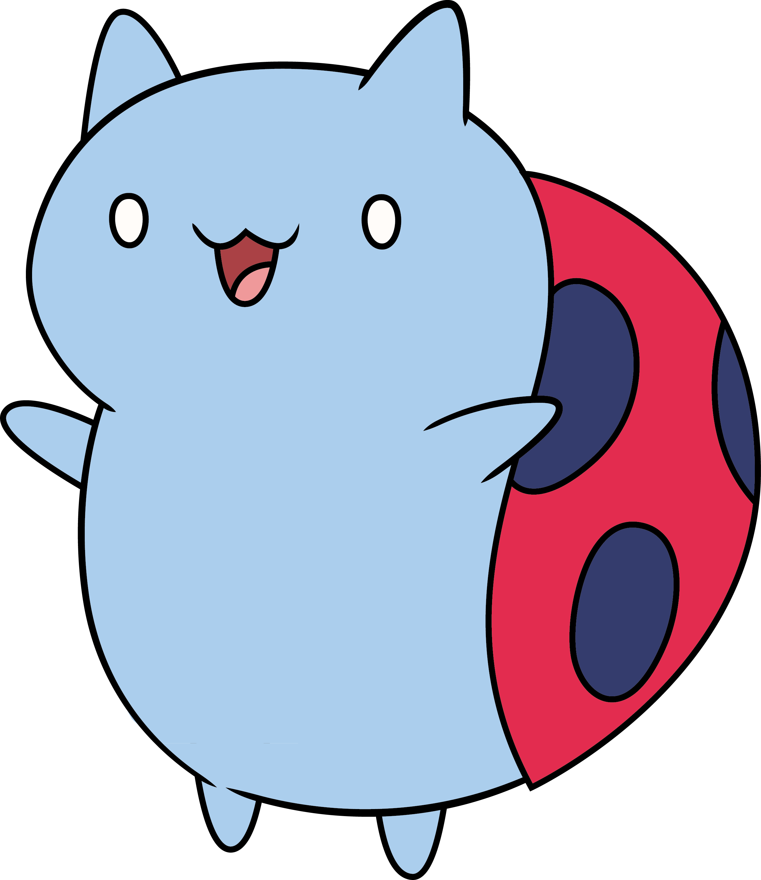 Have You Ever Heard This Little ****** Speak - Ladybug Cat Bravest Warriors Clipart (2586x2989), Png Download