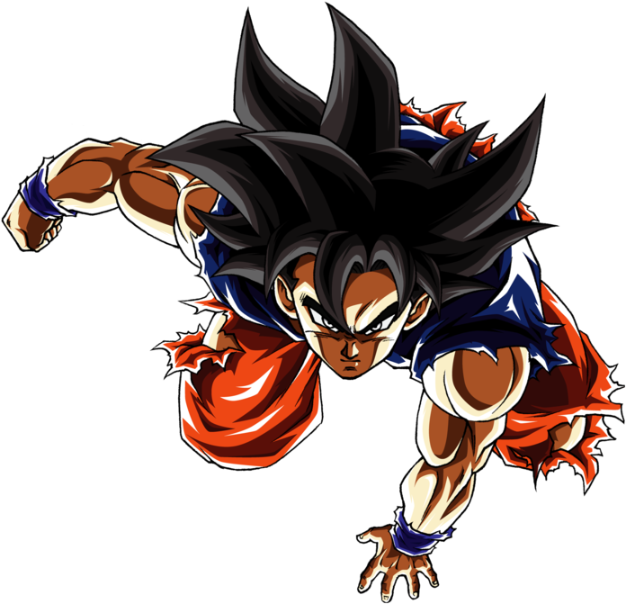 Goku Ultra Instinct - Goku Ultra Instinct Png Clipart (696x671), Png Download