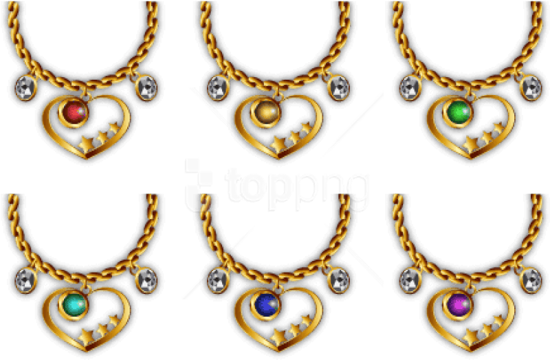 Free Png Jewel Set Png Images Transparent - Necklace Clipart (850x567), Png Download