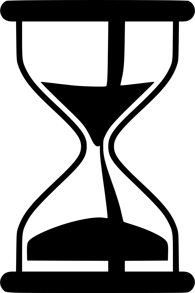 Png File - Clipart Hourglass Transparent Png (654x980), Png Download