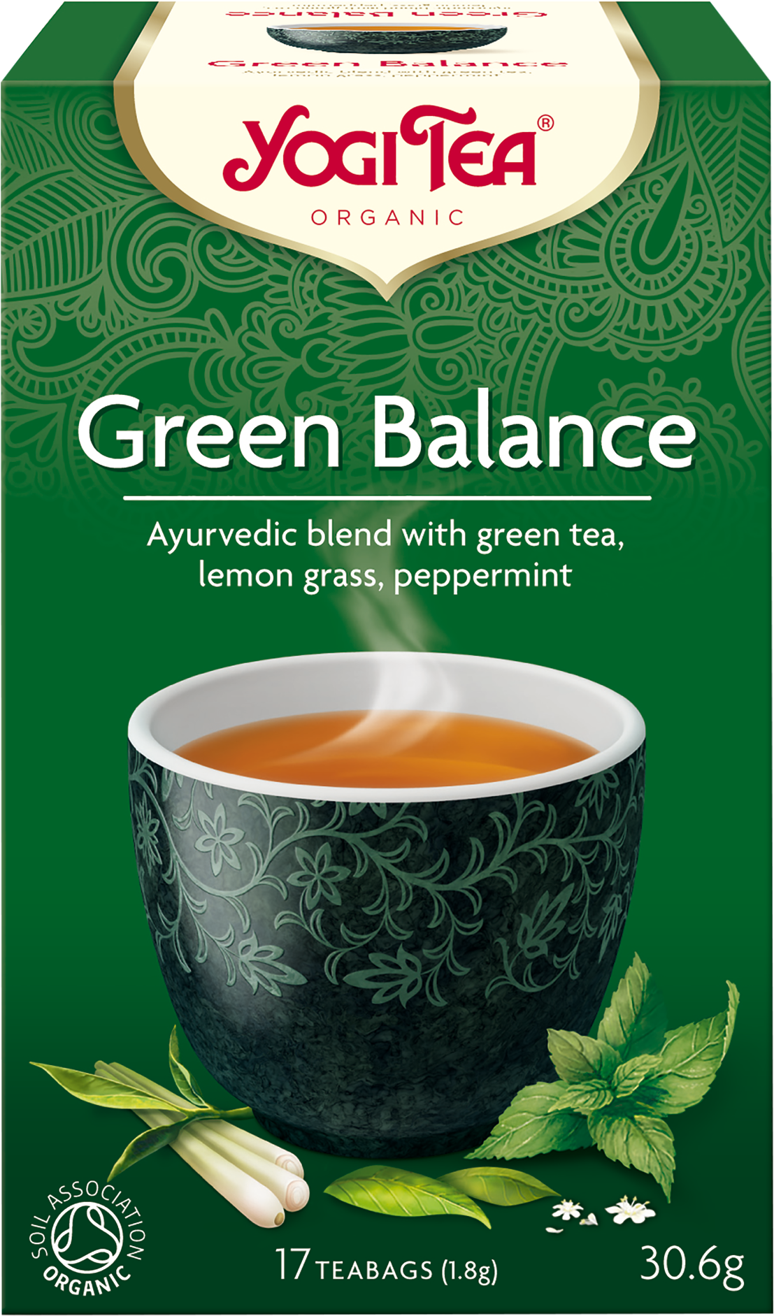 Green Tea Matcha Lemon - Green Energy Yogi Tea Clipart (1400x2100), Png Download