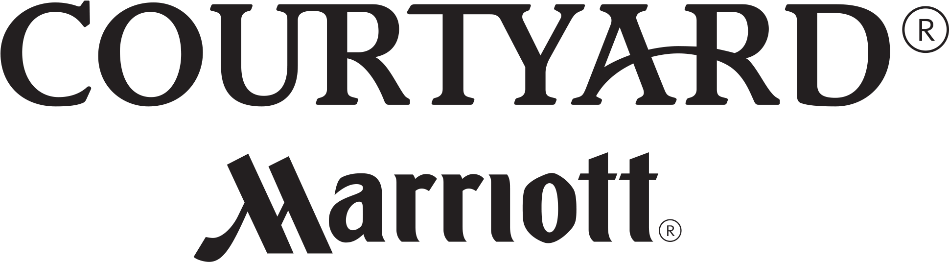 Courtyard Marriott Logo Clipart (2031x700), Png Download