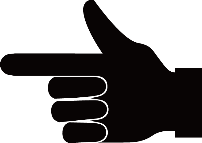 Hand Gesture Clipart Hand Direction - Hand Direction Sign Png Transparent Png (658x467), Png Download