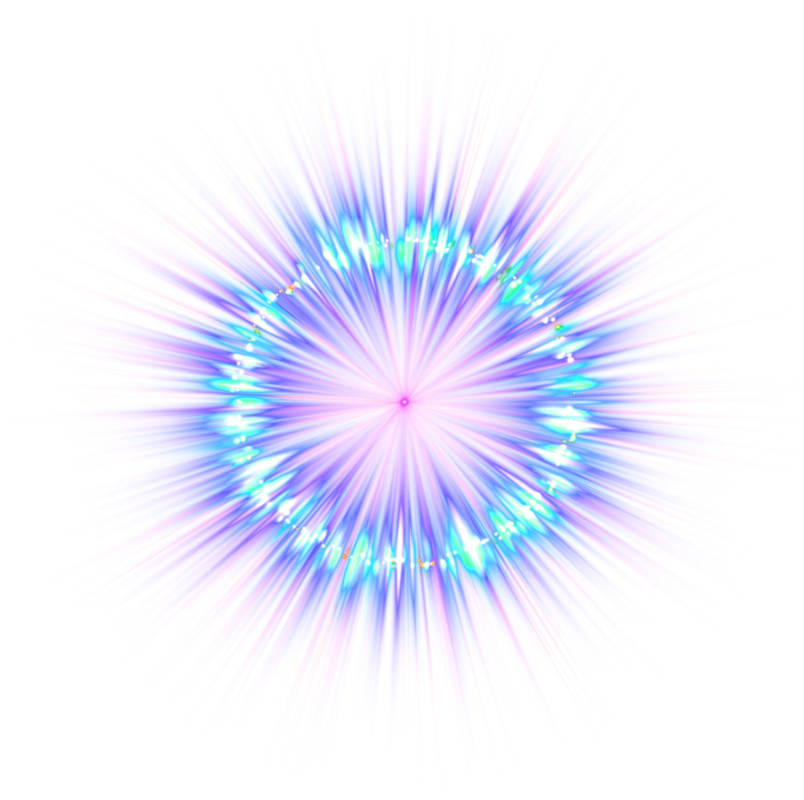 Blue Destello Picsart Light Sticker Fireworks Effect - Light Effect With Picsart Clipart (894x894), Png Download