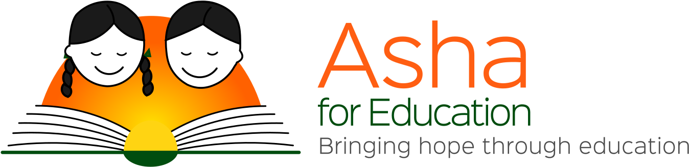Asha For Education - Children Education Logo Clipart (1395x374), Png Download