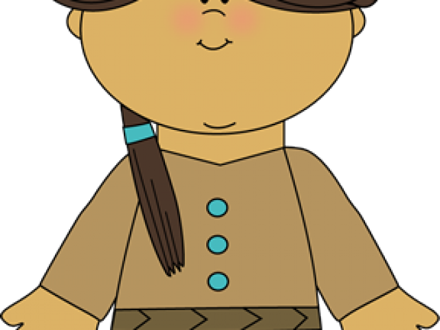 Graphic Royalty Free Stock American Cliparts Free Download - Cartoon Pilgrim And Indian - Png Download (640x480), Png Download