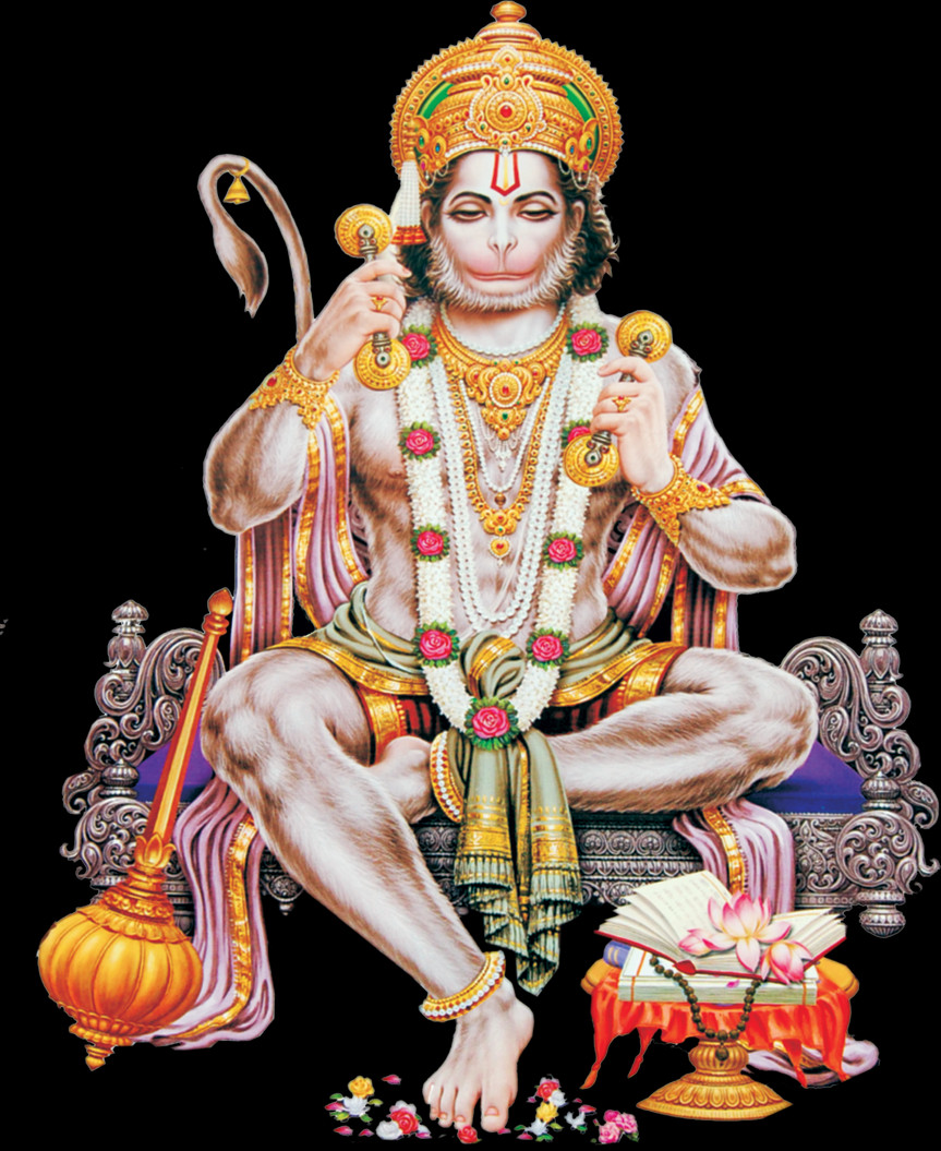 Complete Hanuman Free Png Collection - Hanuman Png Clipart (863x1055), Png Download