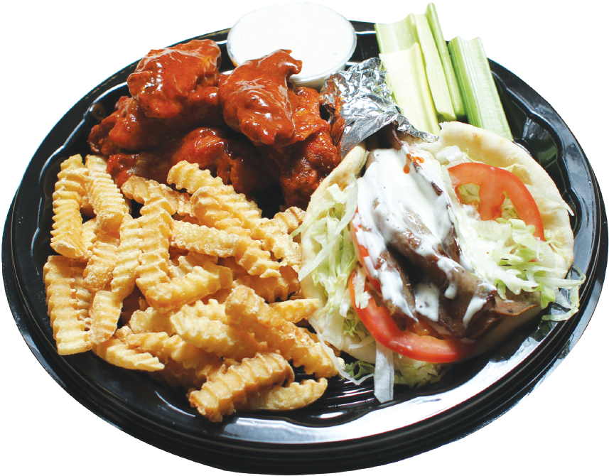 Gyro Wrap - Fried Chicken Clipart (937x937), Png Download