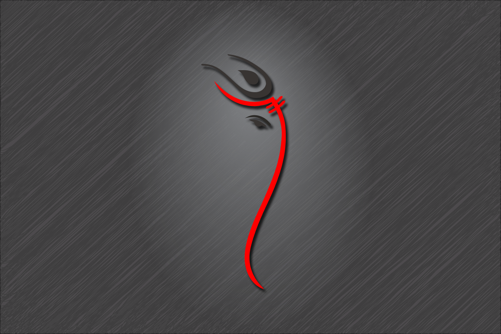 Lord Ganpati - Calligraphy Clipart (1600x1067), Png Download