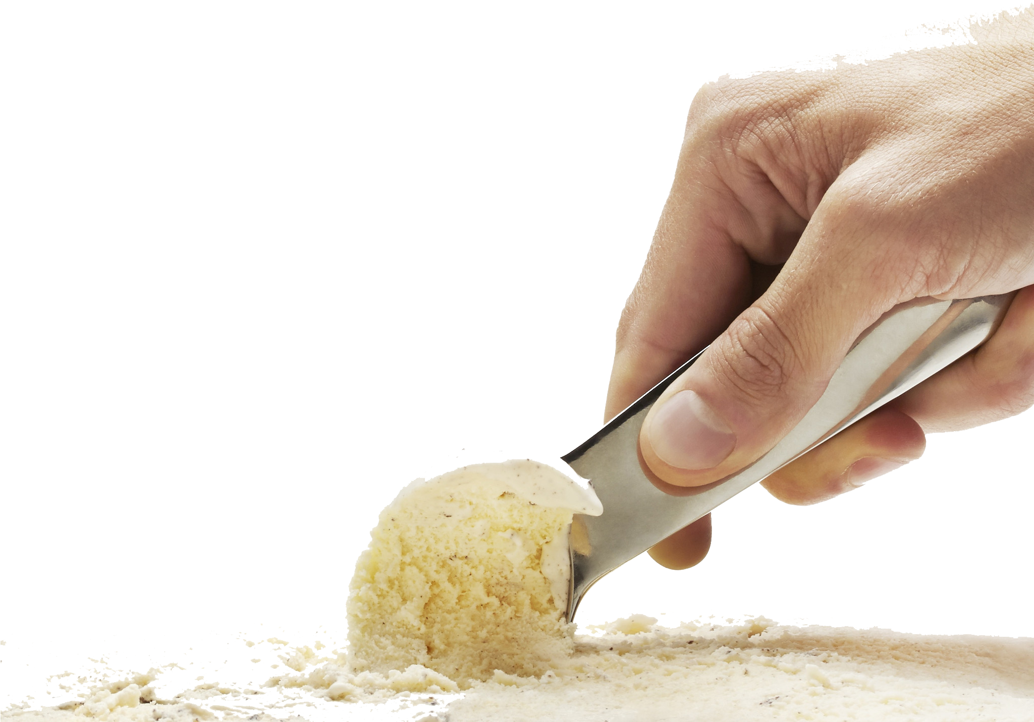 Download Ice Cream Scoop Png Free Download - Scooping Ice Cream Png Clipart (2048x1535), Png Download