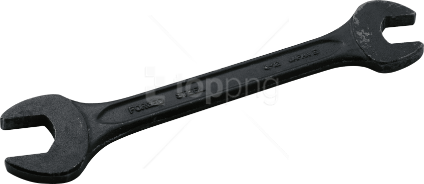 Free Png Wrench - Гаечный Ключ На 42 Clipart (850x370), Png Download
