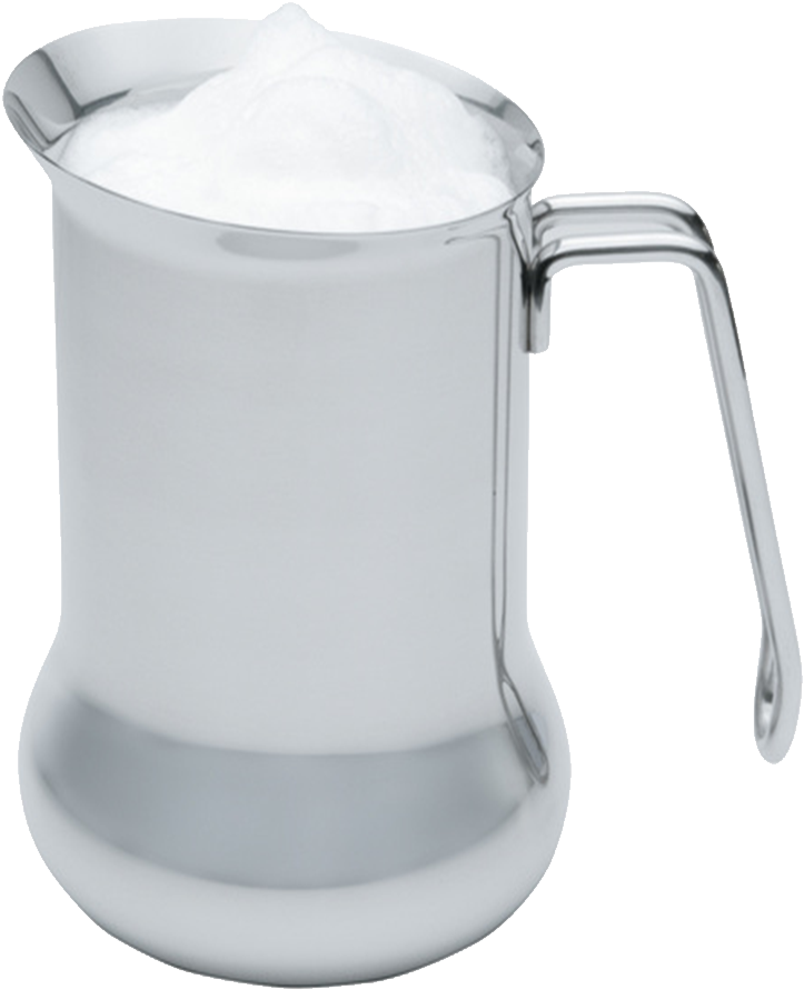 Milk Jug - Stainless Steel Milk Frothing Jug Clipart (1000x1000), Png Download