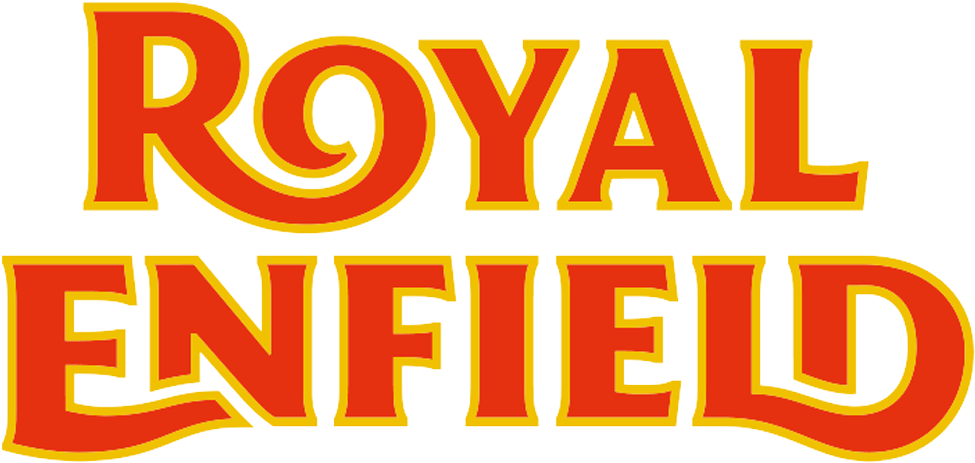 Royal Enfield Yellow Trim - Royal Enfield Motorcycle Logo Clipart (1000x486), Png Download