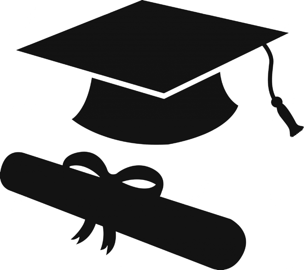 Degree Png Transparent - Graduation Symbol Clipart (1024x912), Png Download
