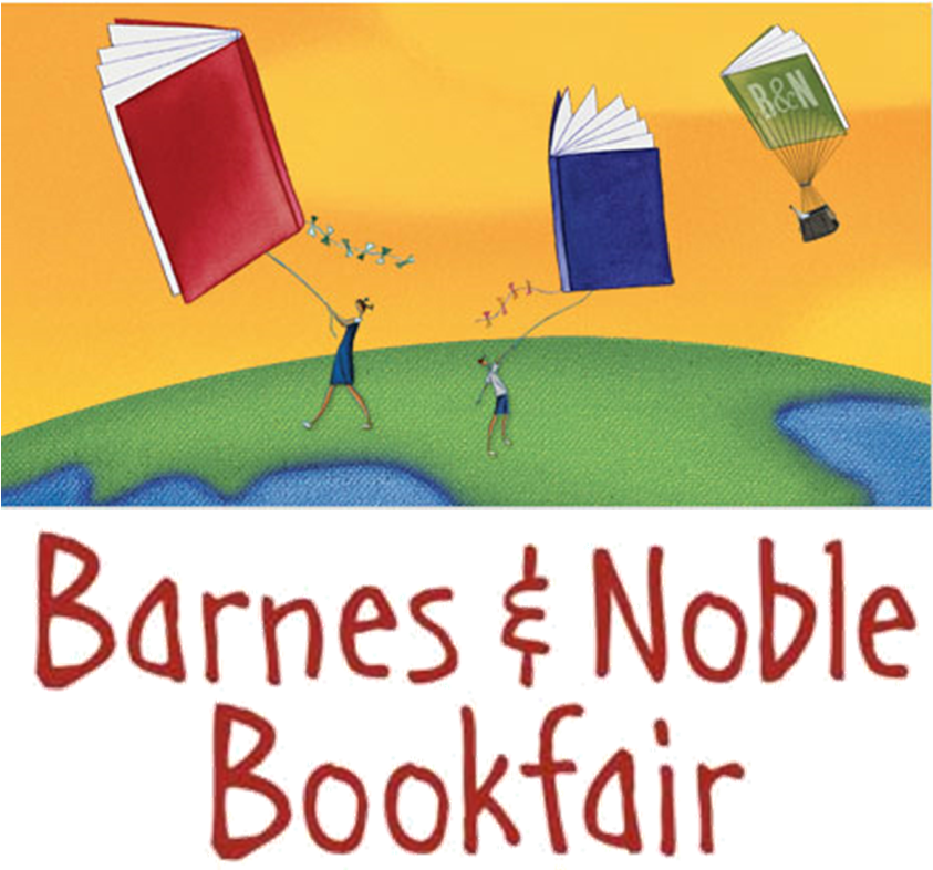 Barnes & Noble Book Fair - Barnes And Noble Book Fair Clipart (878x785), Png Download