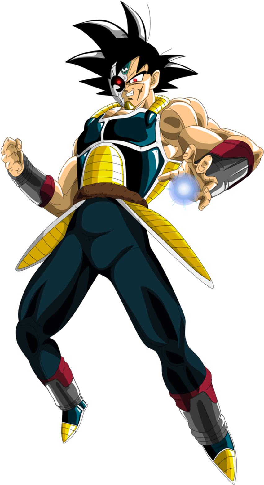 Drawn Mask Dragon Ball Z - Bardock Evil Clipart (1140x1568), Png Download