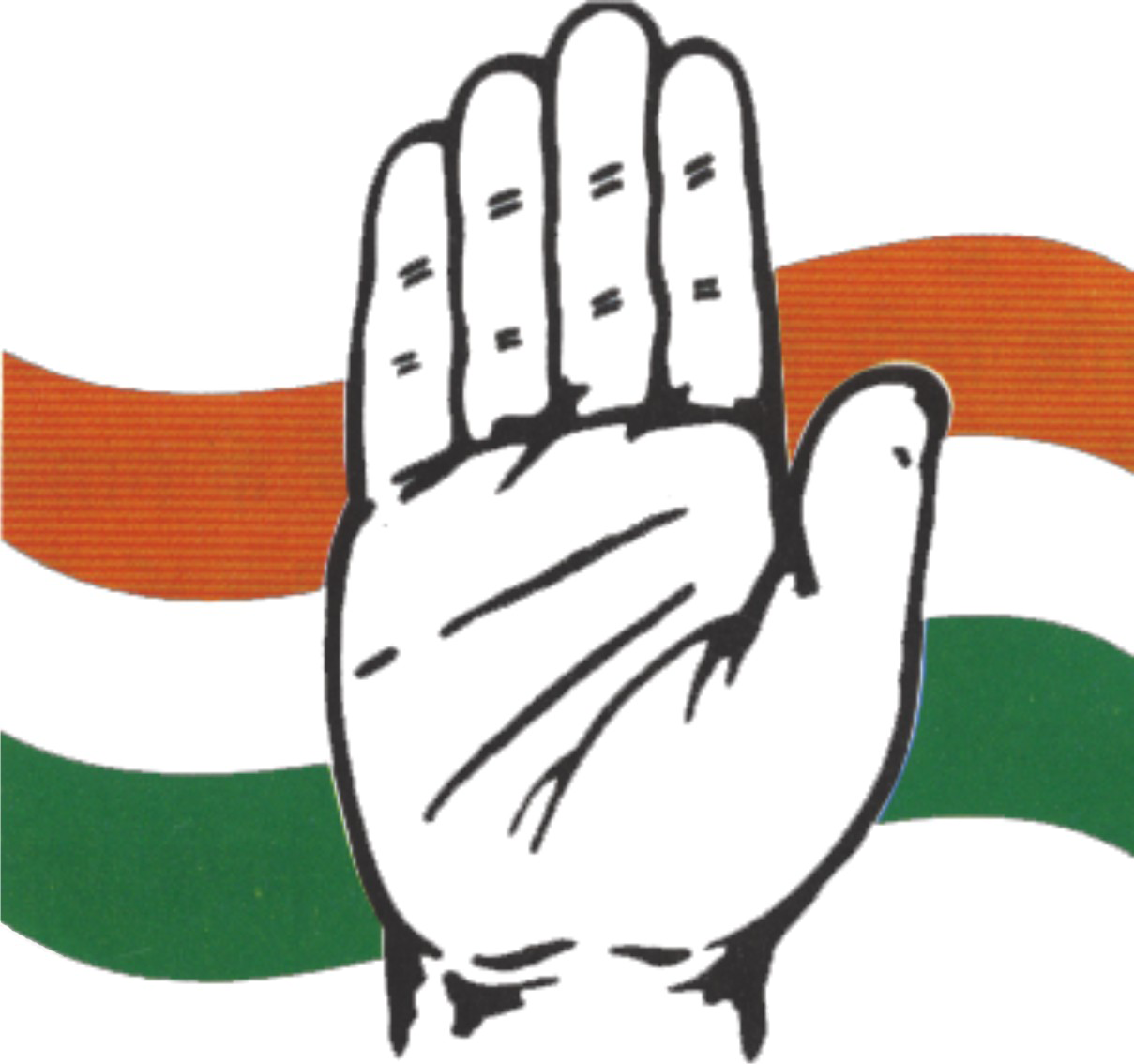 Hd Congress Logo LIVE PC By Congress Party Delegation After Meeting