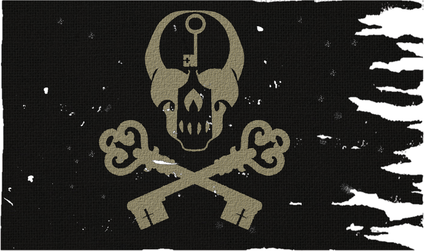I Went In Search Of Piracy Along The Coast Of Mexico - Davy Jones Pirate Flag Clipart (1461x864), Png Download