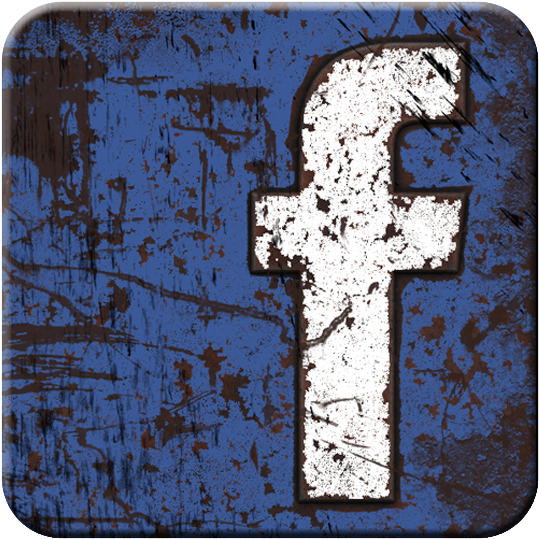 1409453847 2 Facebook Icon - Facebook Logo Grunge Png Clipart (600x600), Png Download