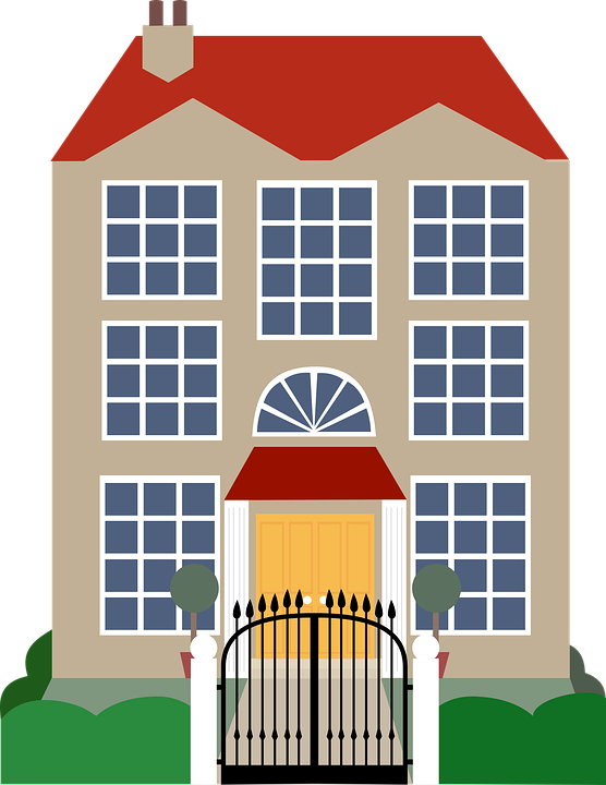 House Clipart House Clip Art Free Vector Graphic On - Clipart House - Png Download (556x720), Png Download