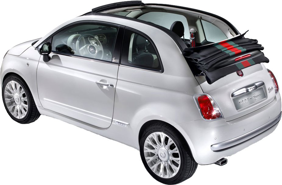 Fiat - 2013 Fiat Gucci Convertible Clipart (1422x939), Png Download