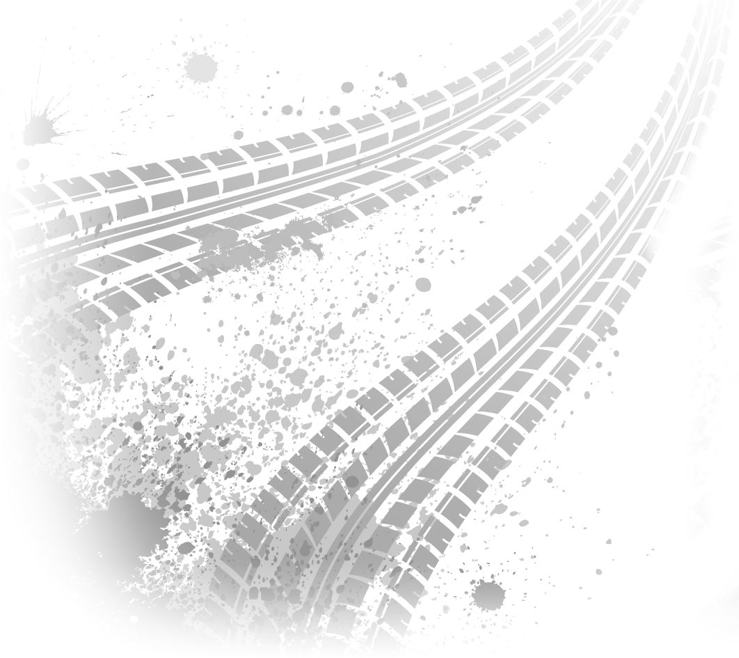 Pattern-5 Tiretracks - White Tire Track Png Clipart (1062x945), Png Download