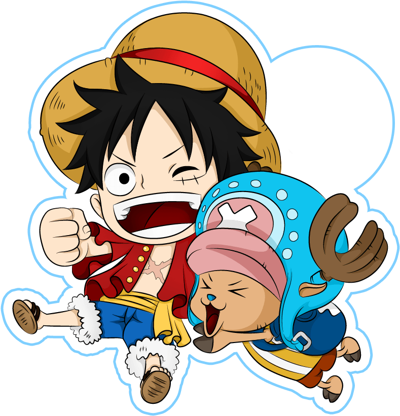 Luffy And Chopper One Piece , Png Download - Chopper And Luffy One Piece Clipart (789x821), Png Download