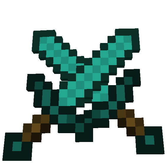 Minecraft Diamond Sword Gif Clipart - Large Size Png Image - PikPng