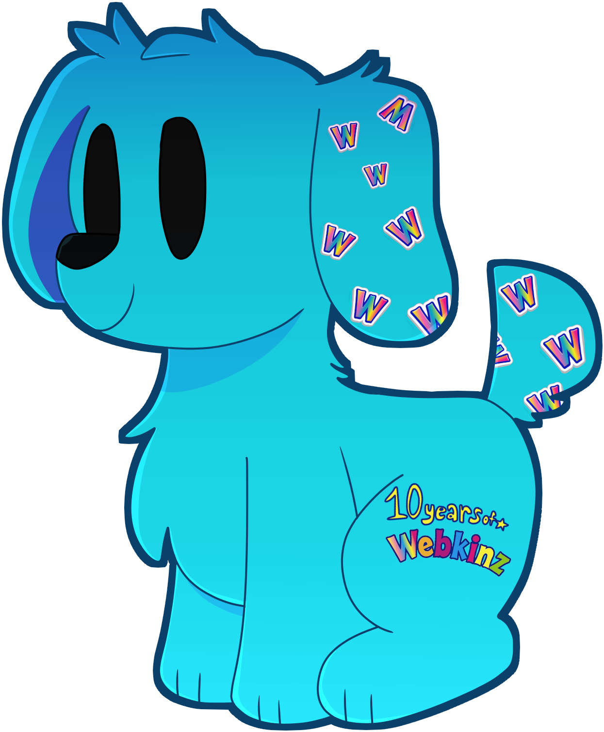 Webkinz Clipart At Getdrawings - รูป การ์ตูน ซั ล ลี่ - Png Download (1404x1600), Png Download