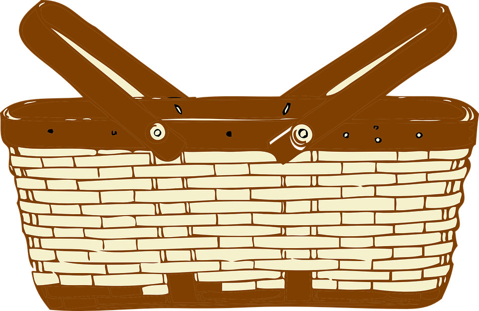 Picnic Basket Png - Picnic Basket Clip Art Transparent Png (960x623), Png Download