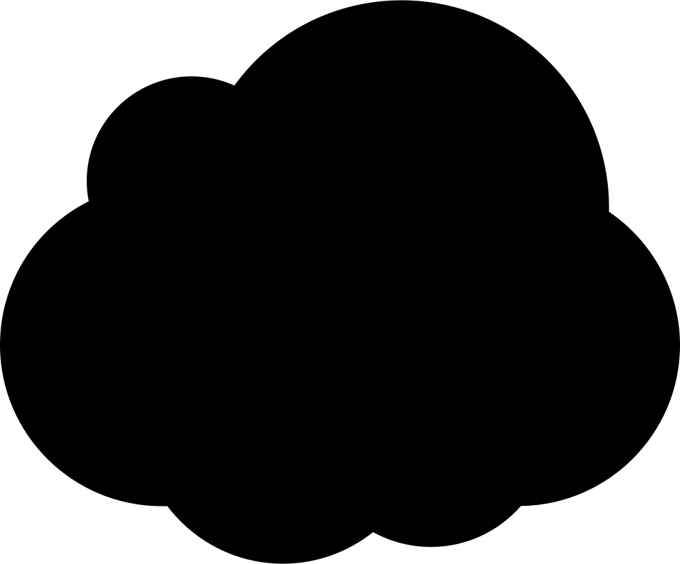 Dark Cloud Shape Comments - Transparent Images Of A Black Circle Clipart (980x814), Png Download