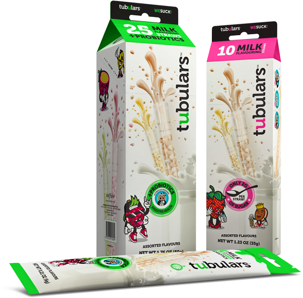 Clipart Freeuse Stock Glass Of Milk With Straw Clipart - Tubulars Probiotic - Png Download (638x630), Png Download