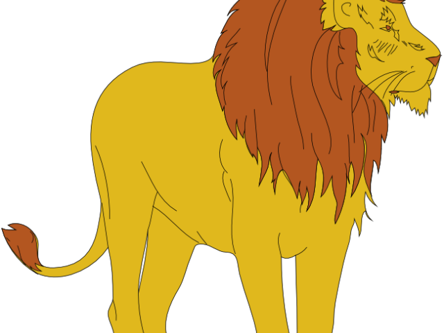 Roar Clipart Fierce Lion - Animated Lion Png Transparent Png (640x480), Png Download