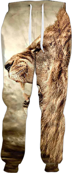 Lions Roar Joggers - Leggings Clipart (600x600), Png Download