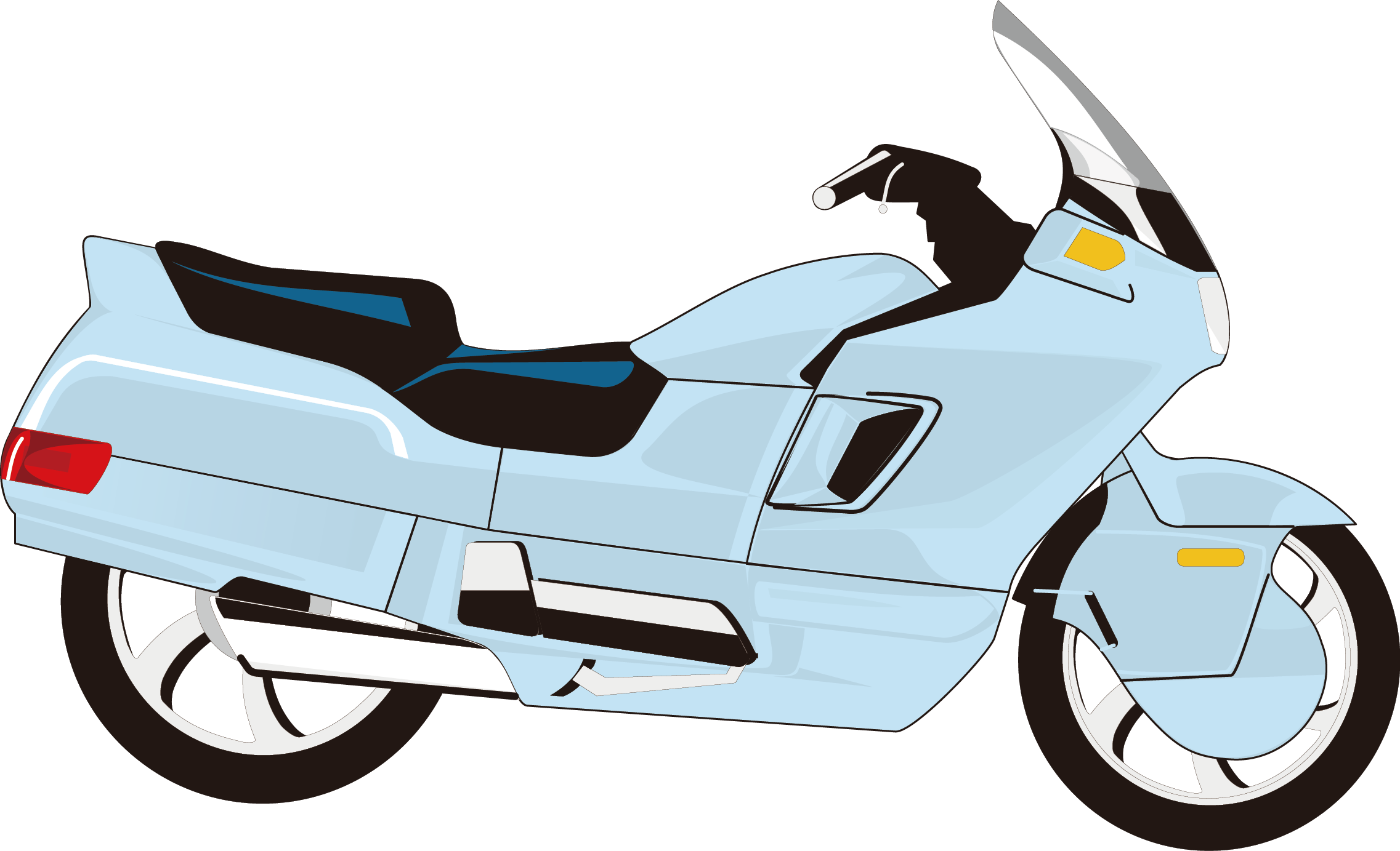 Car Motorcycle Helmet Harley Davidson - Free Vector Motorcycle Clipart (2273x1383), Png Download