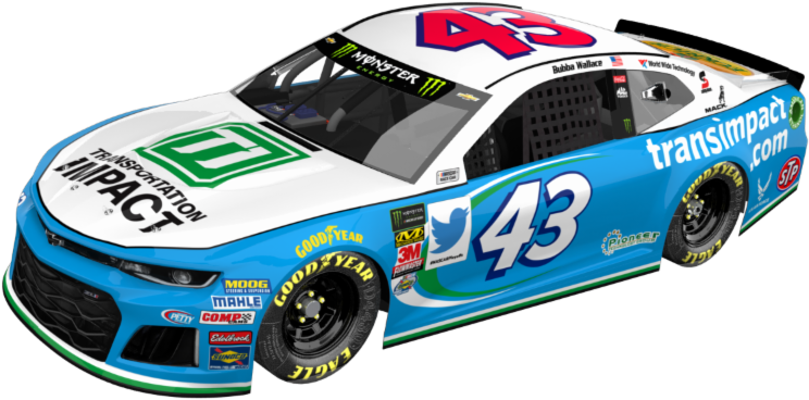 Transportation Impact Will Sponsor Bubba Wallace At - Bubba Wallace Logo Png Clipart (800x450), Png Download