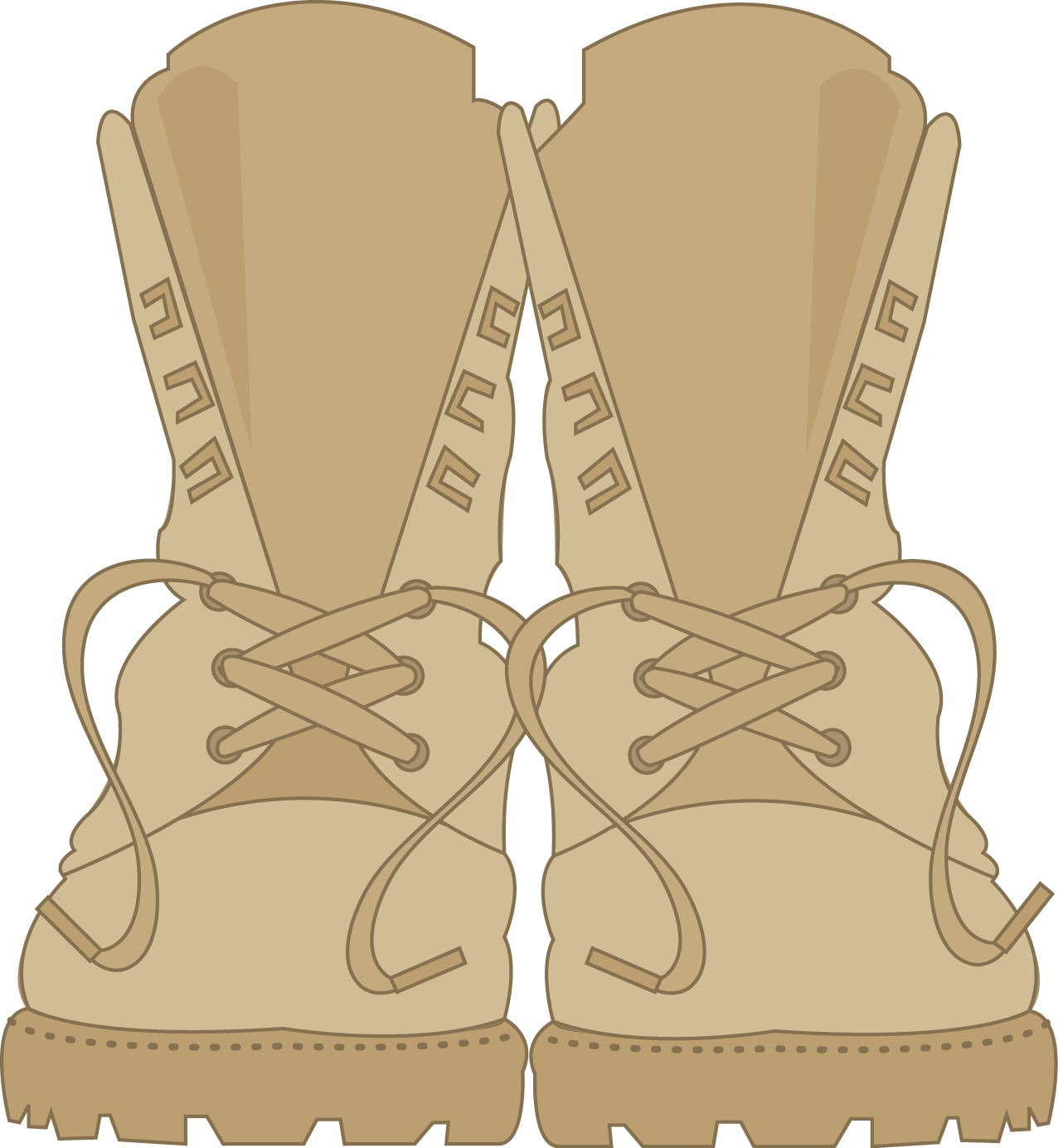Photo By - Combat Boot Clip Art - Png Download (1276x1384), Png Download