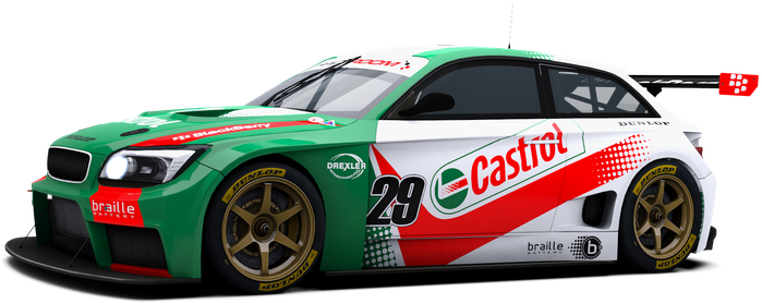 Cougar C14-2 - Castrol Racing Car Clipart (790x395), Png Download