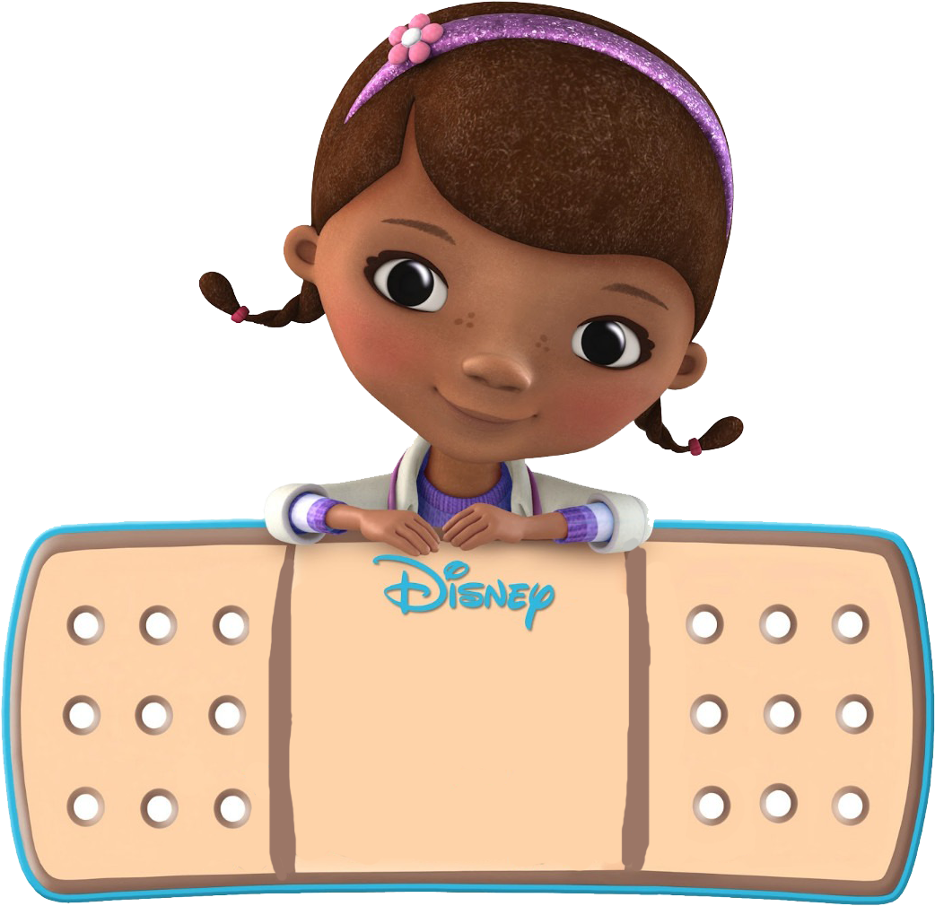 Doctora Juguete Logo By Dr - Doc Mcstuffins Band Aid Png Clipart (1200x1079), Png Download