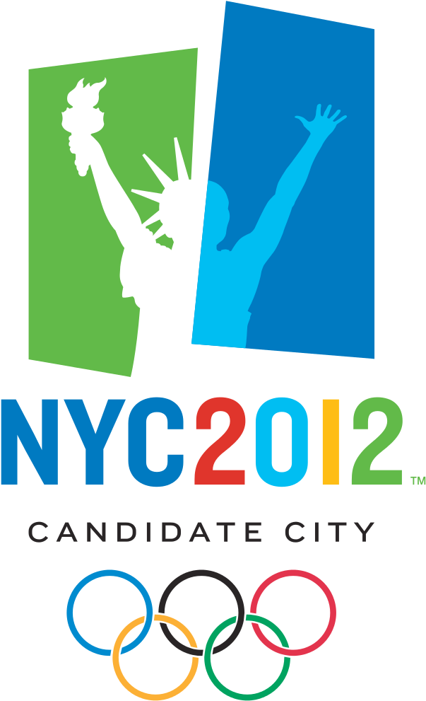 627px-new York City 2012 Olympic Bid Logo - Nyc 2012 Candidate City Clipart (627x1024), Png Download