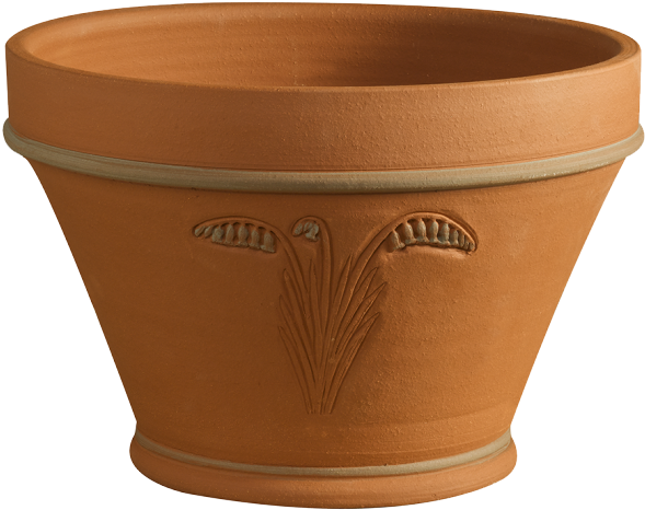 Rhs Bluebell Planter - 60 Cm Terracotta Pots Clipart (650x650), Png Download