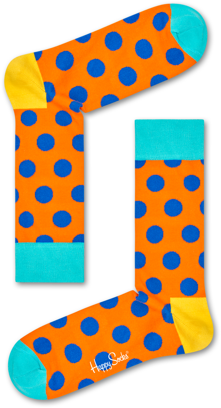 Nothing Beats A Simply Beautiful Pair Of Big Dot Socks - Happy Socks Banaan Clipart (1012x1422), Png Download